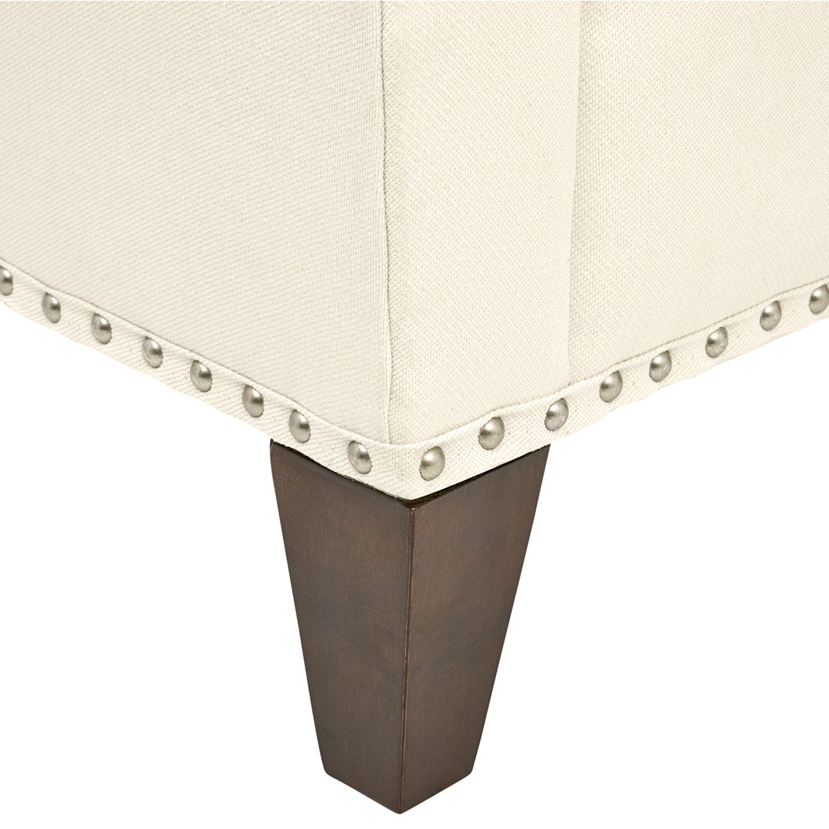 Amazon Brand – Stone & Beam Marin Studded Sofa, 87"W, Beige