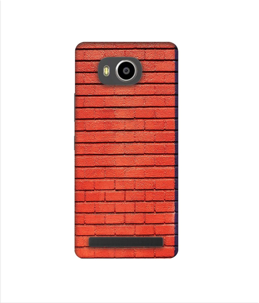 Amazon Brand - Solimo Designer Red and Purple Brick 3D Printed Hard Back Case Mobile Cover for Lenovo A7700