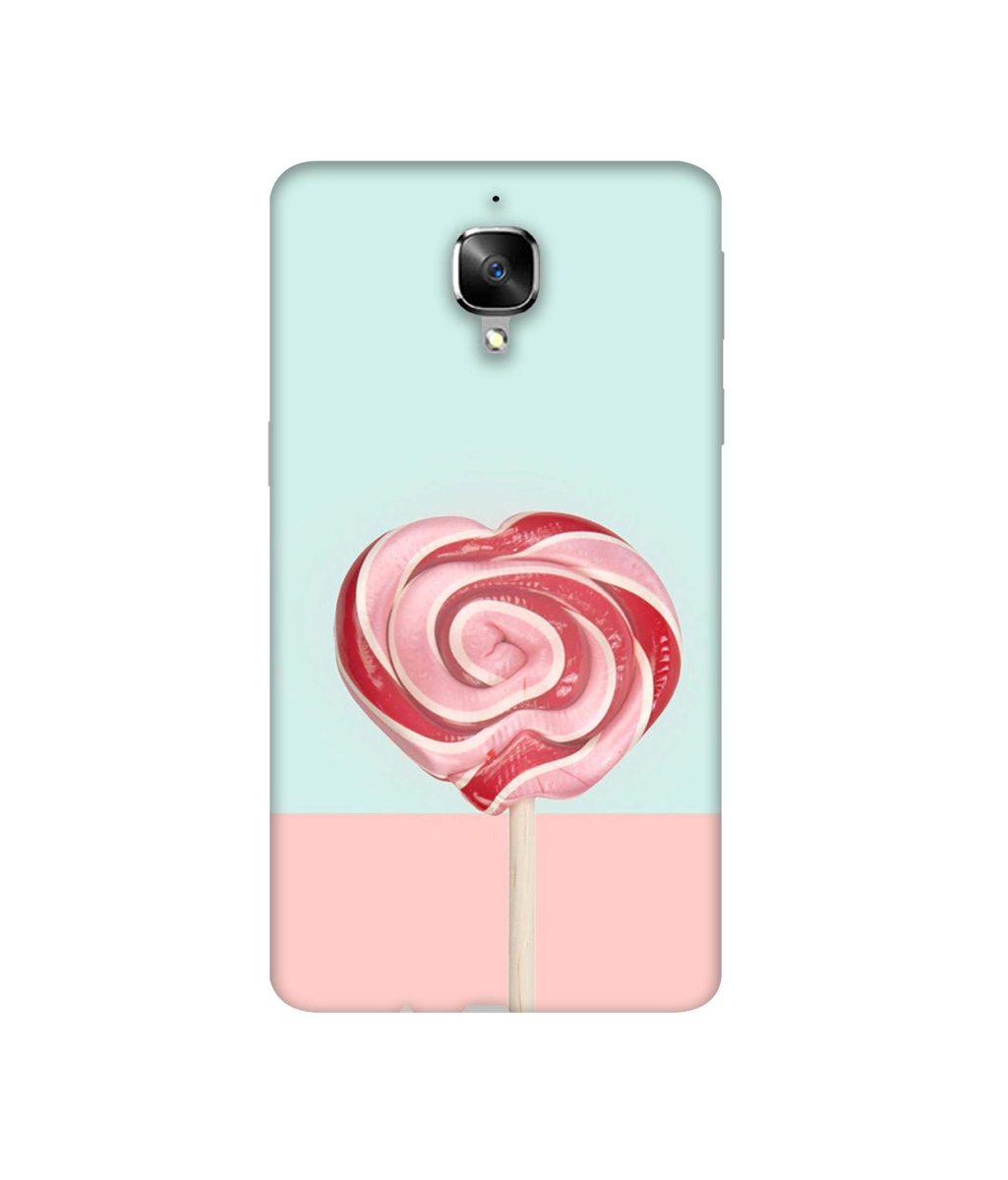 Amazon Brand - Solimo Designer Round Candy 3D Printed Hard Back Case Mobile Cover for OnePlus 3 / OnePlus 3T