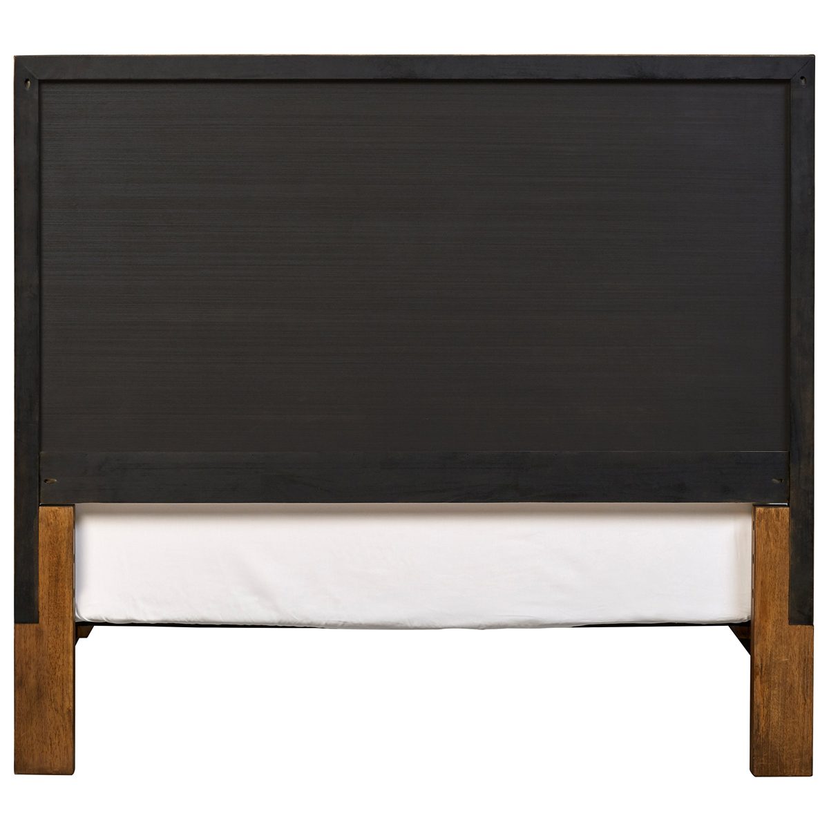 Amazon Brand – Rivet Brecken Modern Wood King Bed Frame Platform with Headboard, 80"W, Brown