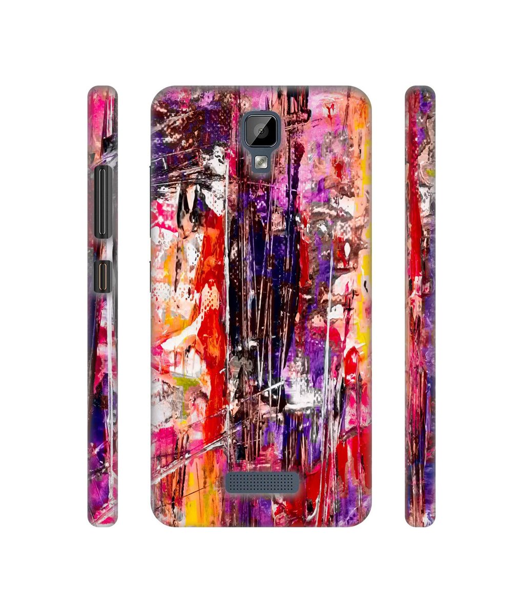 Amazon Brand - Solimo Designer Mashup of Multicolor 3D Printed Hard Back Case Mobile Cover for Gionee P7 Max