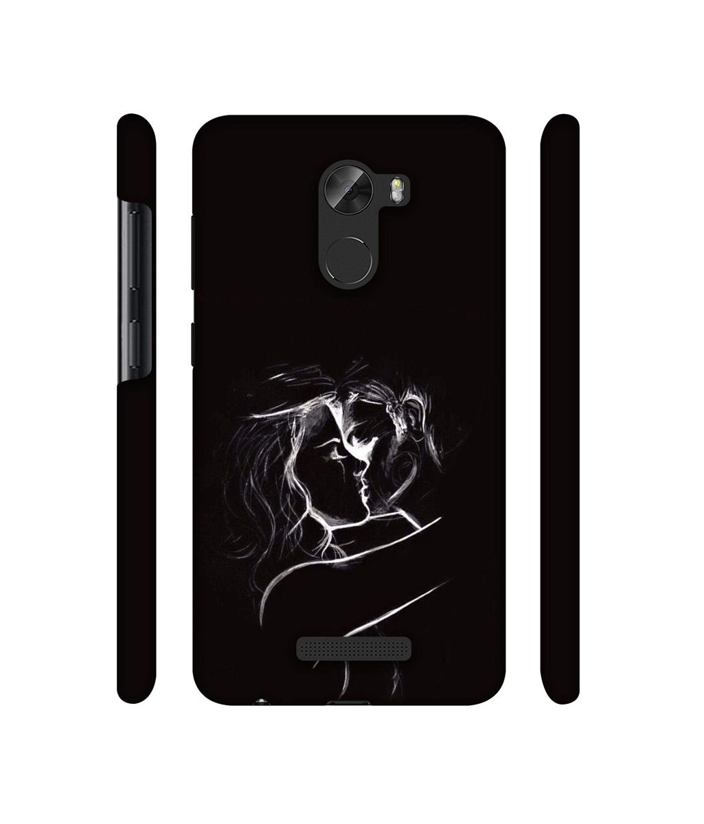 Amazon Brand - Solimo Designer Kissing Couple 3D Printed Hard Back Case Mobile Cover for Gionee A1 Lite