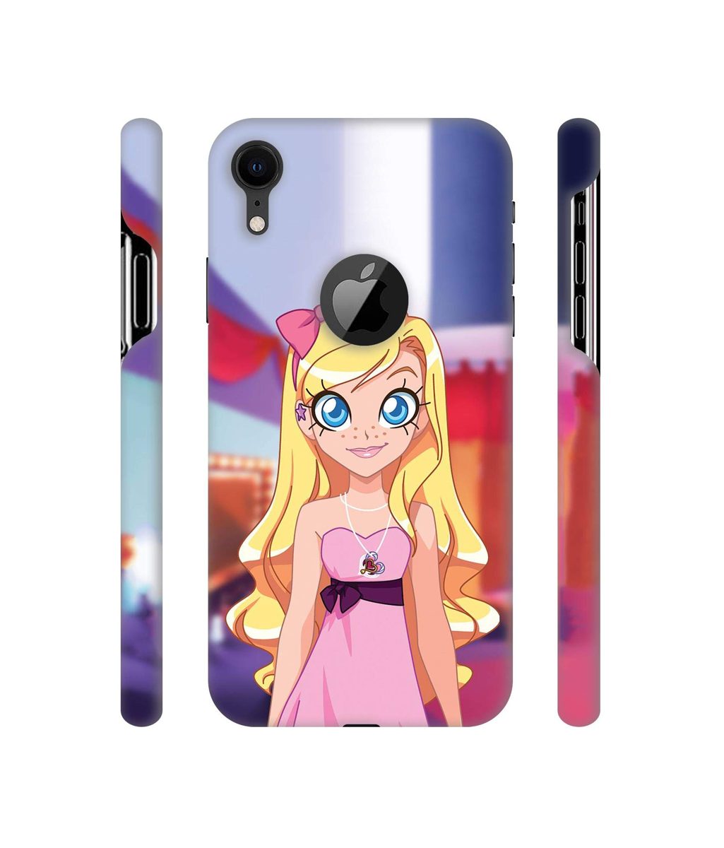 Amazon Brand - Solimo Designer Small Princess Vector 3D Printed Hard Back Case Mobile Cover for Apple iPhone XR (Logo Cut)