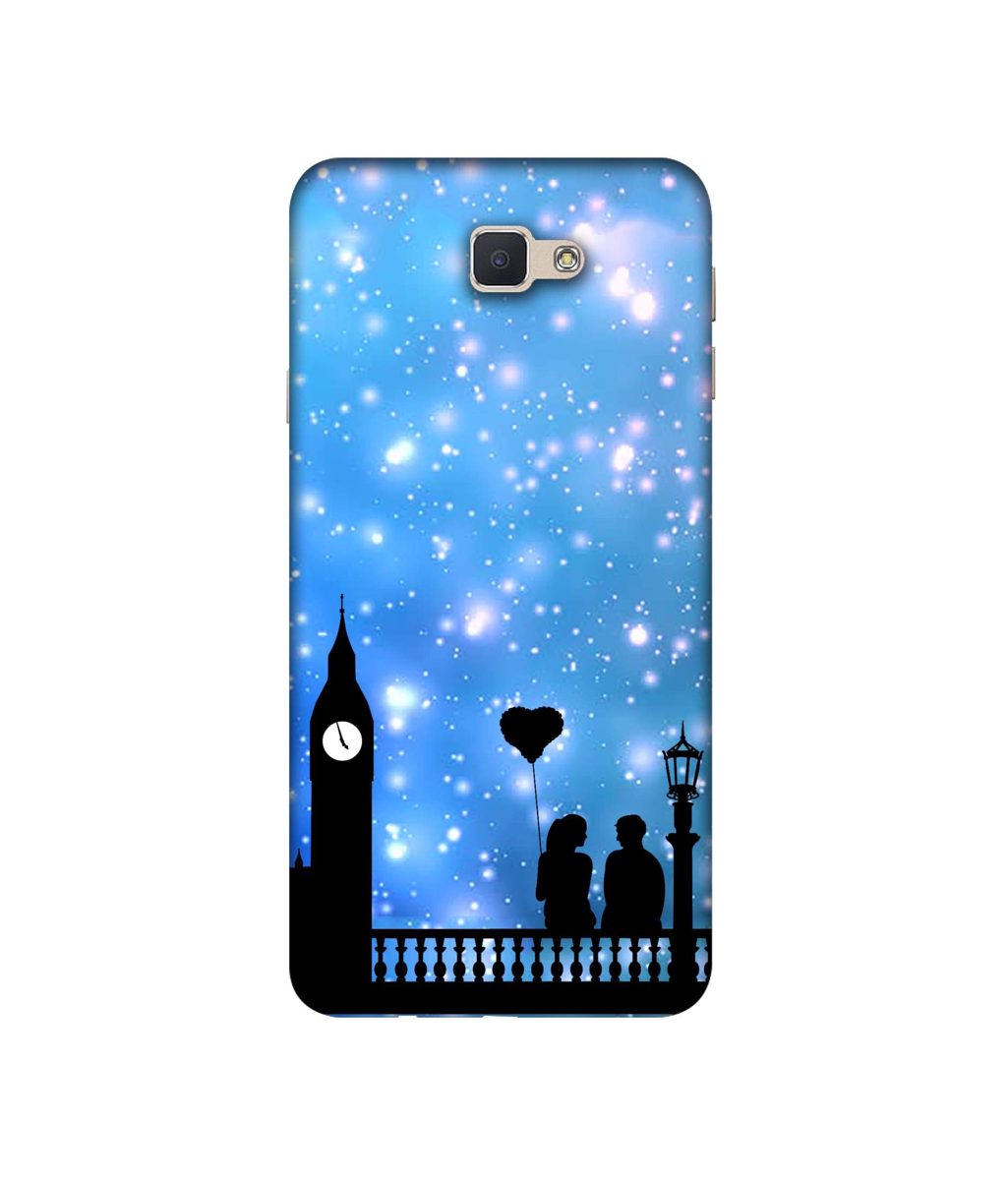 Amazon Brand - Solimo Designer Love Couple Vector 3D Printed Hard Back Case Mobile Cover for Samsung Galaxy J5 Prime