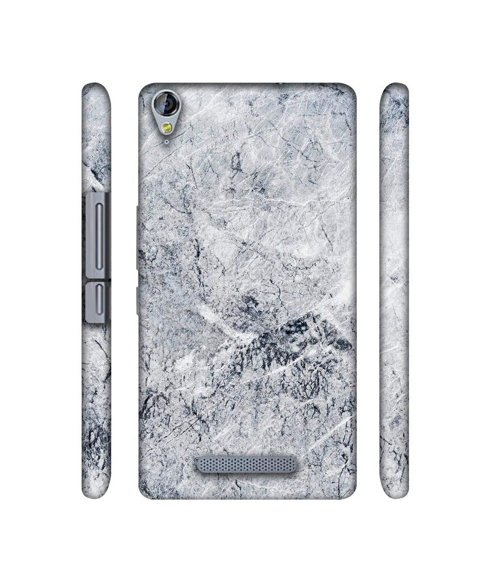 Amazon Brand - Solimo Designer Grayish Marble 3D Printed Hard Back Case Mobile Cover for Micromax Canvas Juice 3Plus Q394