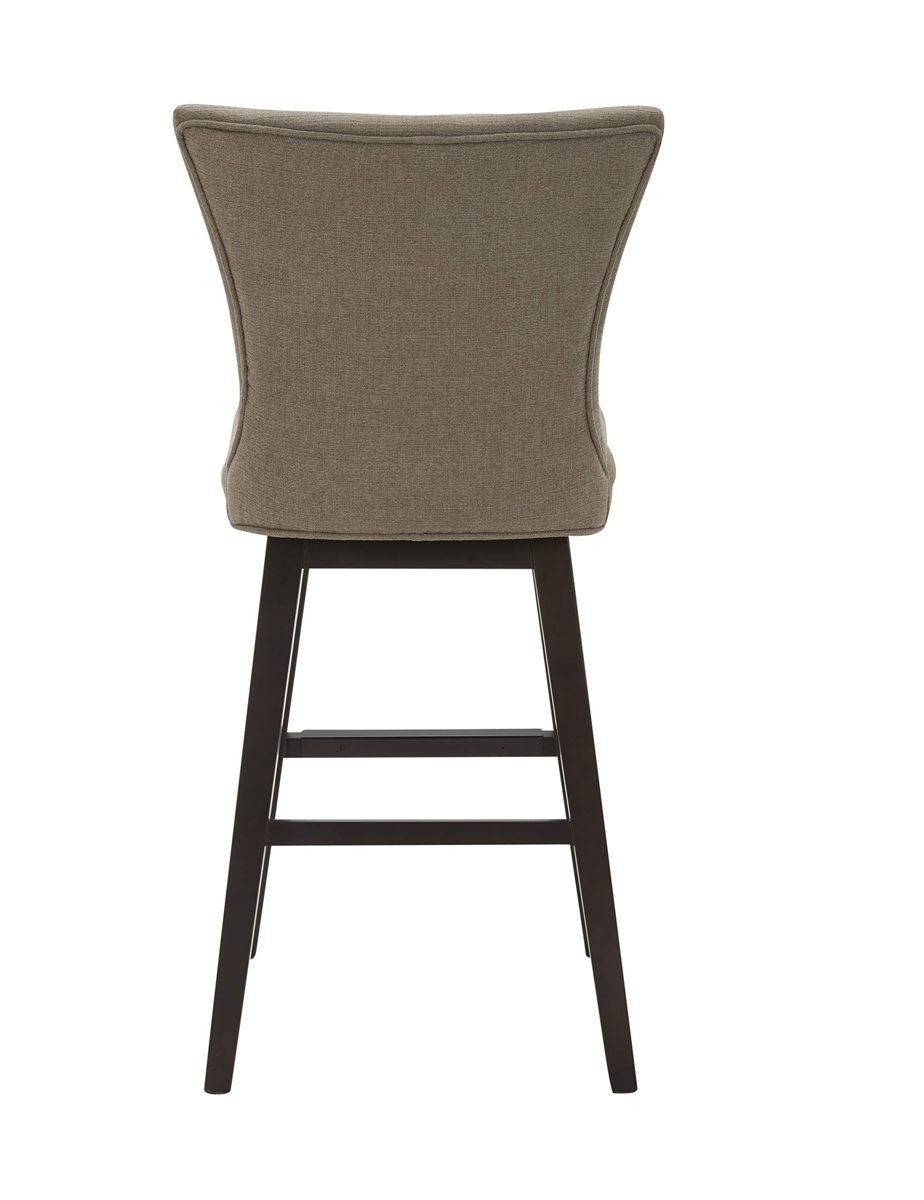 Amazon Brand – Stone & Beam Esme Memory-Swivel Barstool, 43.3"H, Slate