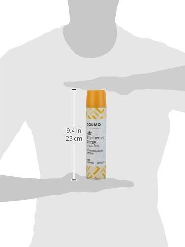Amazon Brand - Solimo Air Freshener Spray - Vanilla Spice, 300ml