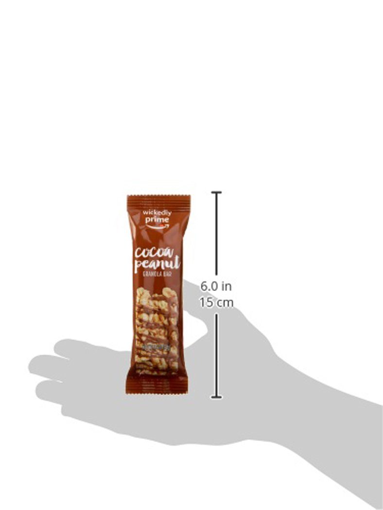 Wickedly Prime Granola Bar, Cocoa Peanut, 1.2 Ounce (Pack of 30)