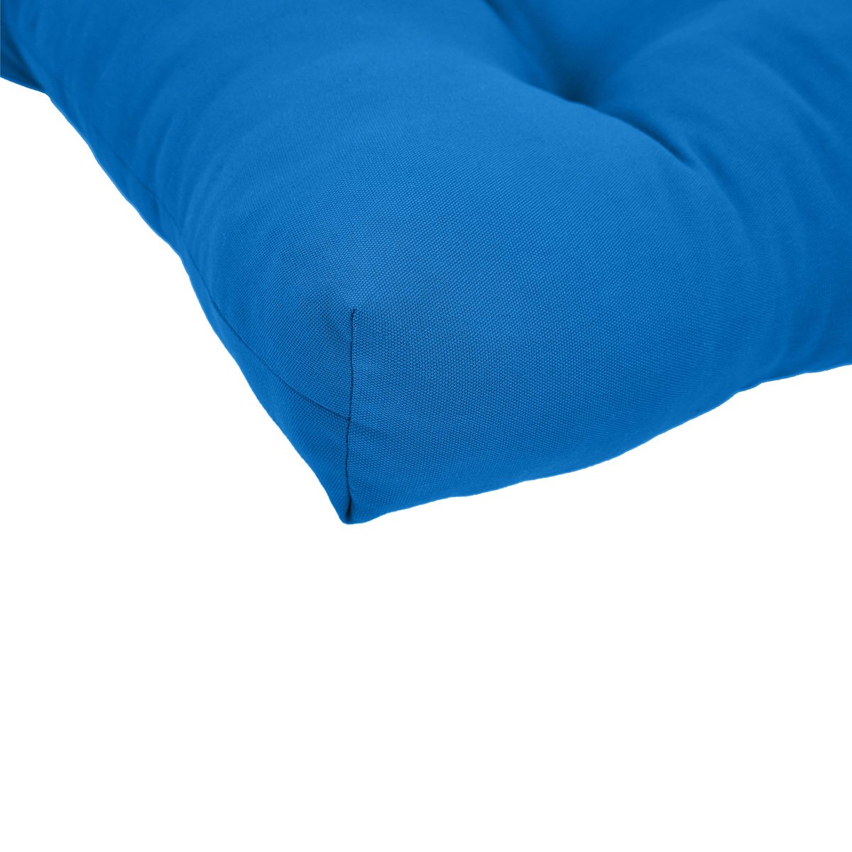 Amazon Basics Tufted Outdoor Patio Bench Cushion- 44 x 18 x 4 Inches, Blue