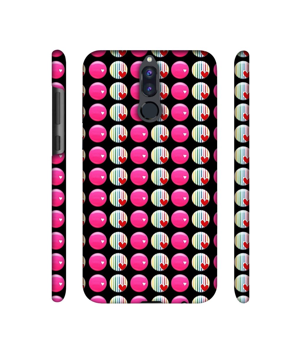 Amazon Brand - Solimo Designer Small Two Color Circle 3D Printed Hard Back Case Mobile Cover for Huawei Honor 9i