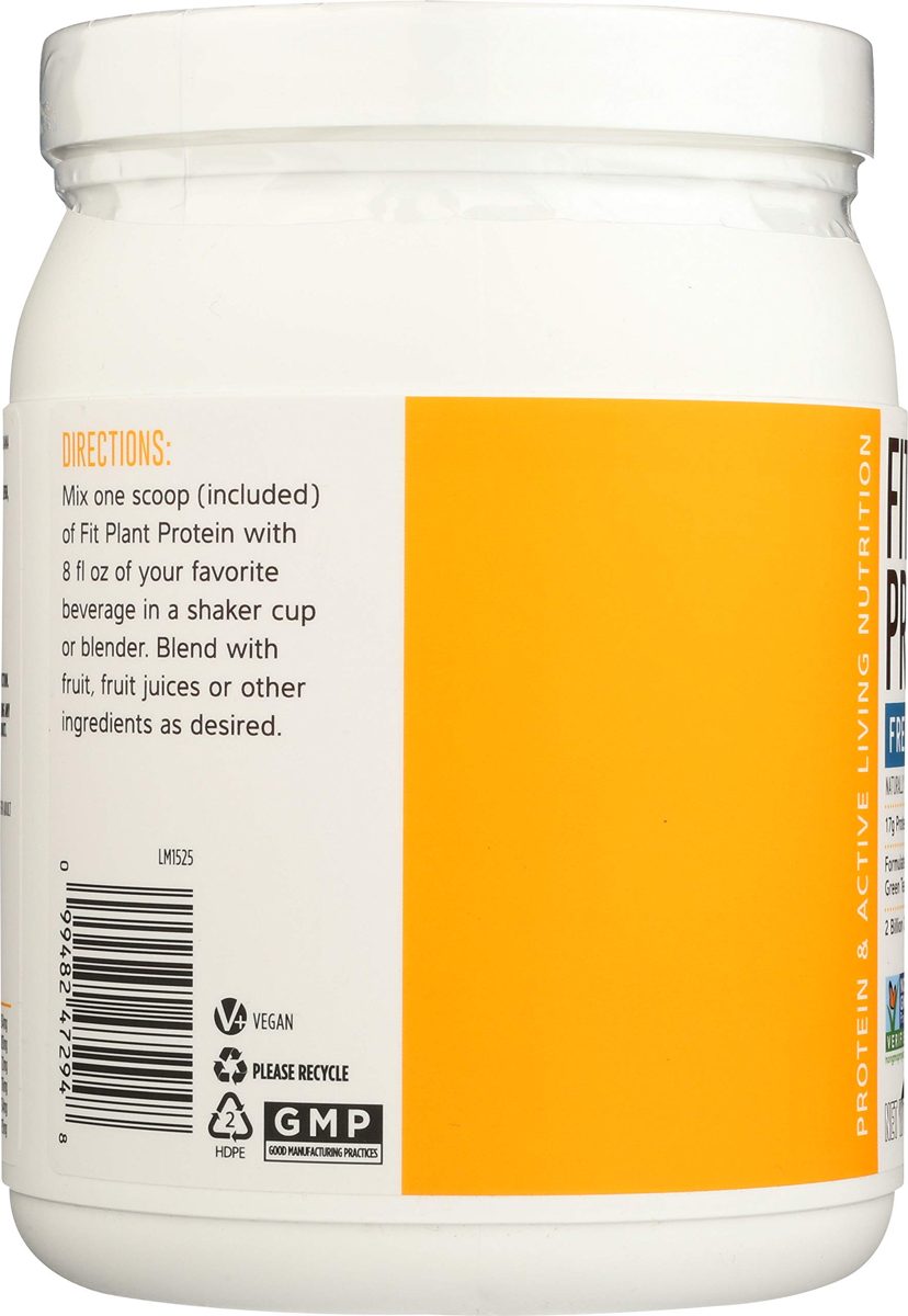 Whole Foods Market, Fit Plant Protein, French Vanilla, 16 oz