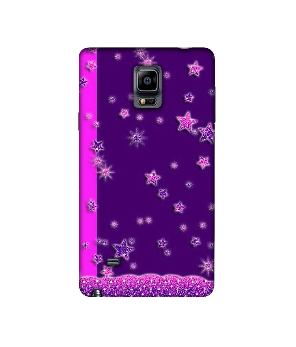 Amazon Brand - Solimo Designer Sparkling Stars 3D Printed Hard Back Case Mobile Cover for Samsung Galaxy Note 4