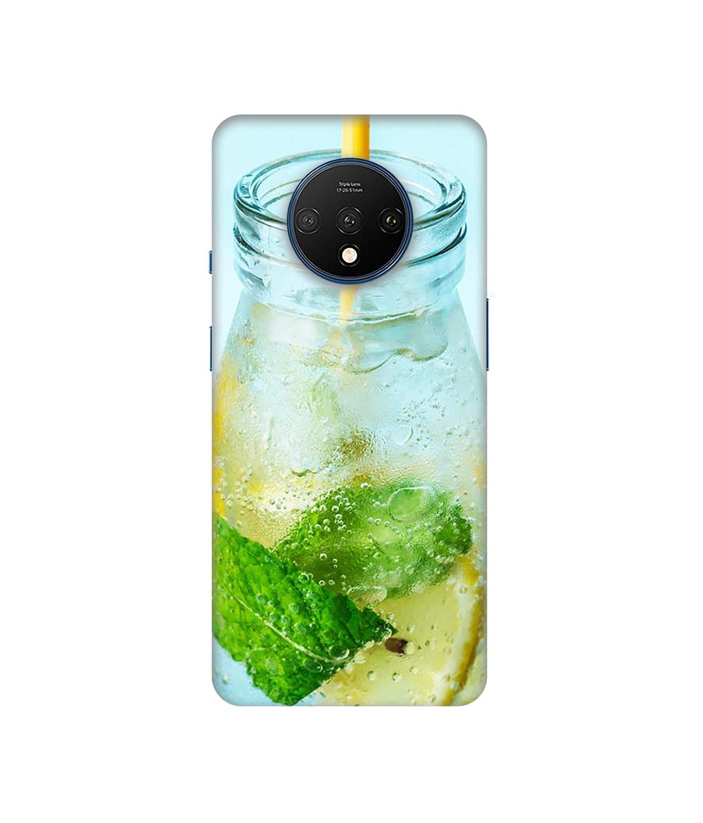 Amazon Brand - Solimo Designer Lemon Juice 3D Printed Hard Back Case Mobile Cover for OnePlus 7T
