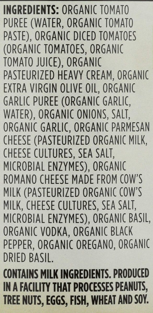 365 Everyday Value, Organic Creamy Vodka Pasta Sauce, 25 oz