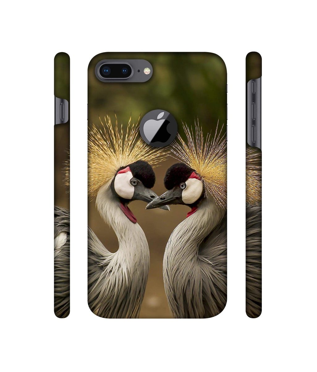 Amazon Brand - Solimo Designer Birds 3D Printed Hard Back Case Mobile Cover for Apple iPhone 8 Plus (with Logo Cut)