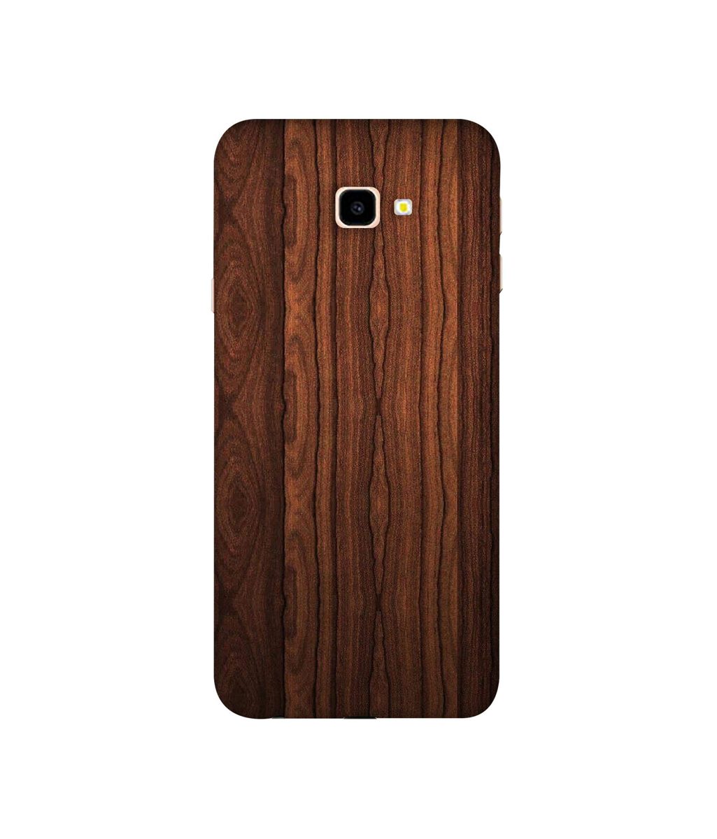 Amazon Brand - Solimo Designer Wooden Texture 3D Printed Hard Back Case Mobile Cover for Samsung Galaxy J4 Plus