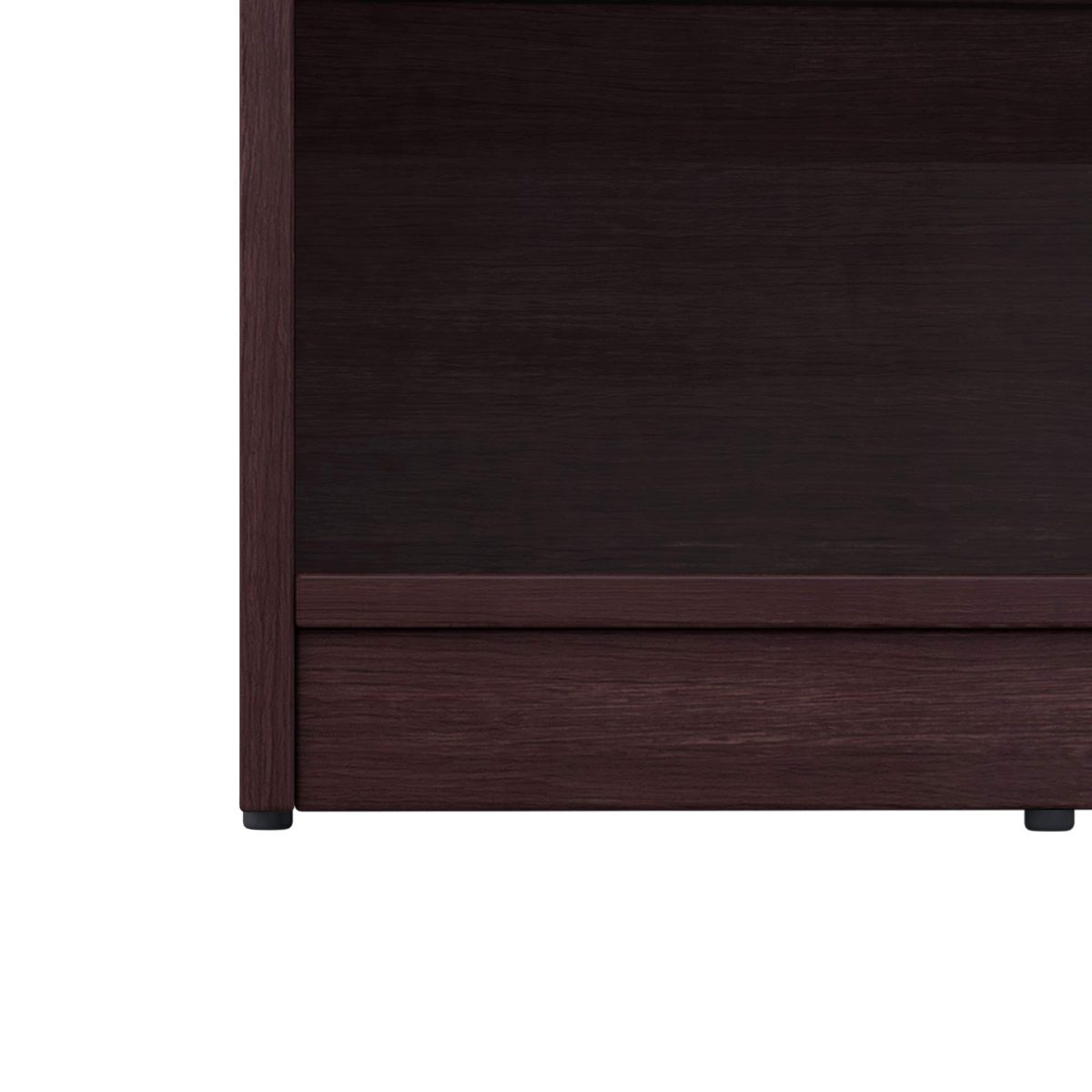 Amazon Brand - Solimo Vega Engineered Wood Bed Side Table (Espresso Finish)