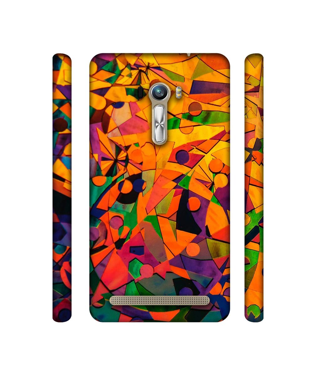 Amazon Brand - Solimo Designer Multicolor Texture 3D Printed Hard Back Case Mobile Cover for Asus Zenfone Selfie ZD551KL