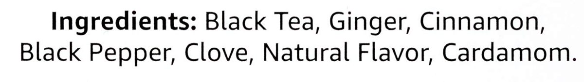 Amazon Brand - Happy Belly Chai Black Tea Bags, 20 Count
