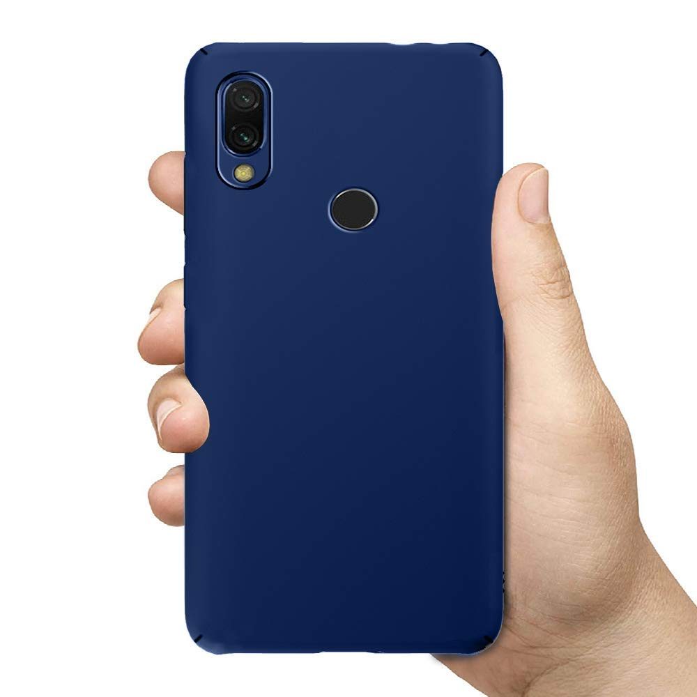 (Renewed) Amazon Brand - Solimo Redmi Y3 Mobile Cover (Hard Back & Slim),Blue