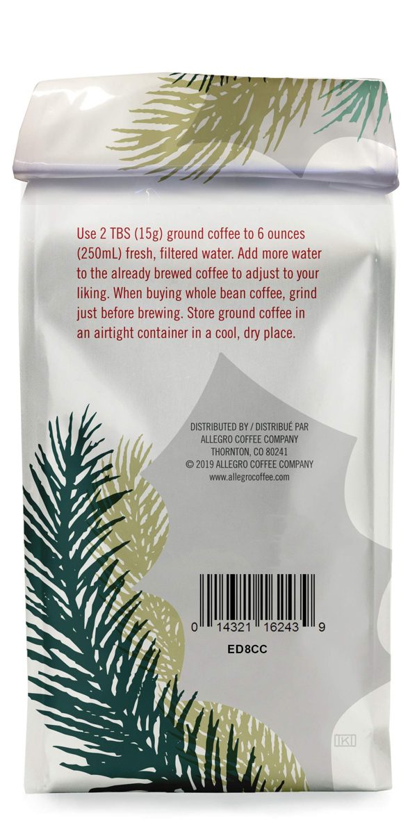 Allegro Coffee Celebration Caffe Ground, 8 oz