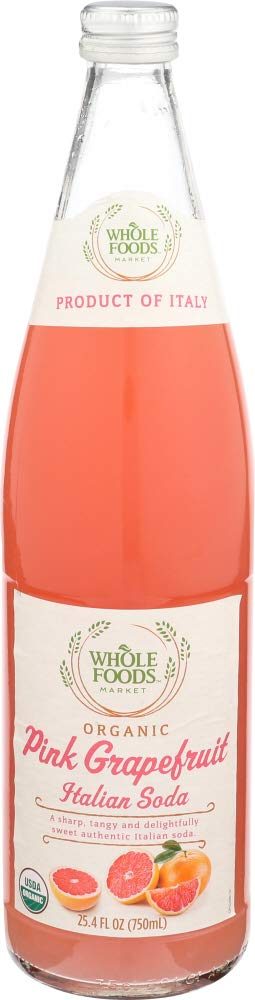 Whole Foods Market, Pink Grapefruit Italian Soda, 25.4 fl oz