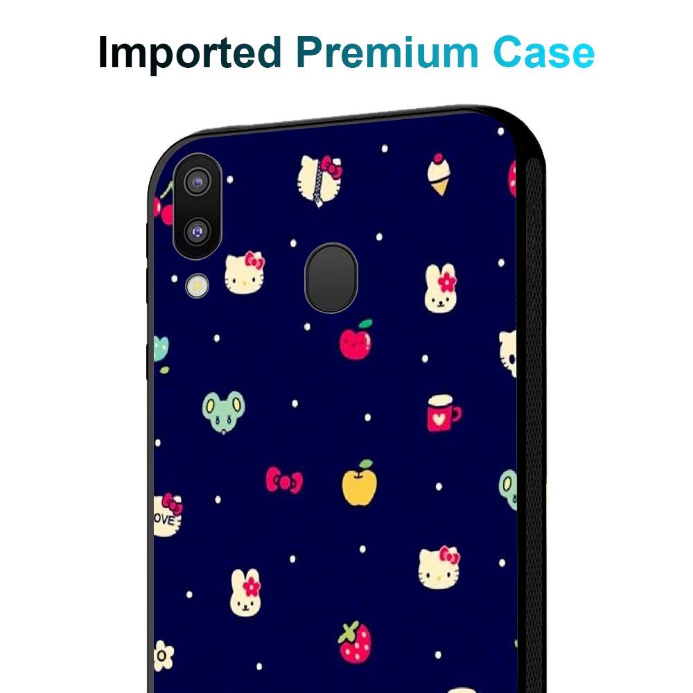 Amazon Brand - Solimo Designer Kitty Printed Hard Back Case Mobile Cover for Samsung Galaxy M20 (D1215)