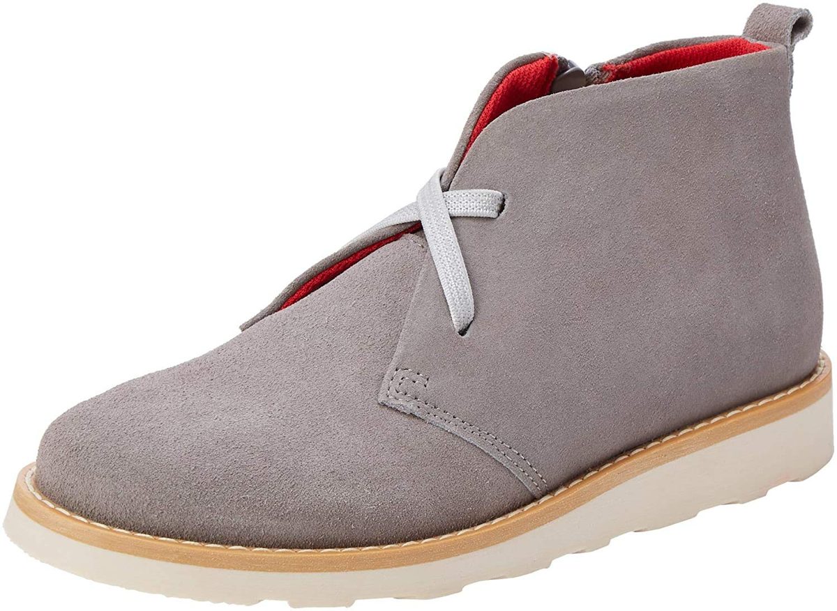 Red Wagon Girls' Muck Desert Boots, Grey, 4 us