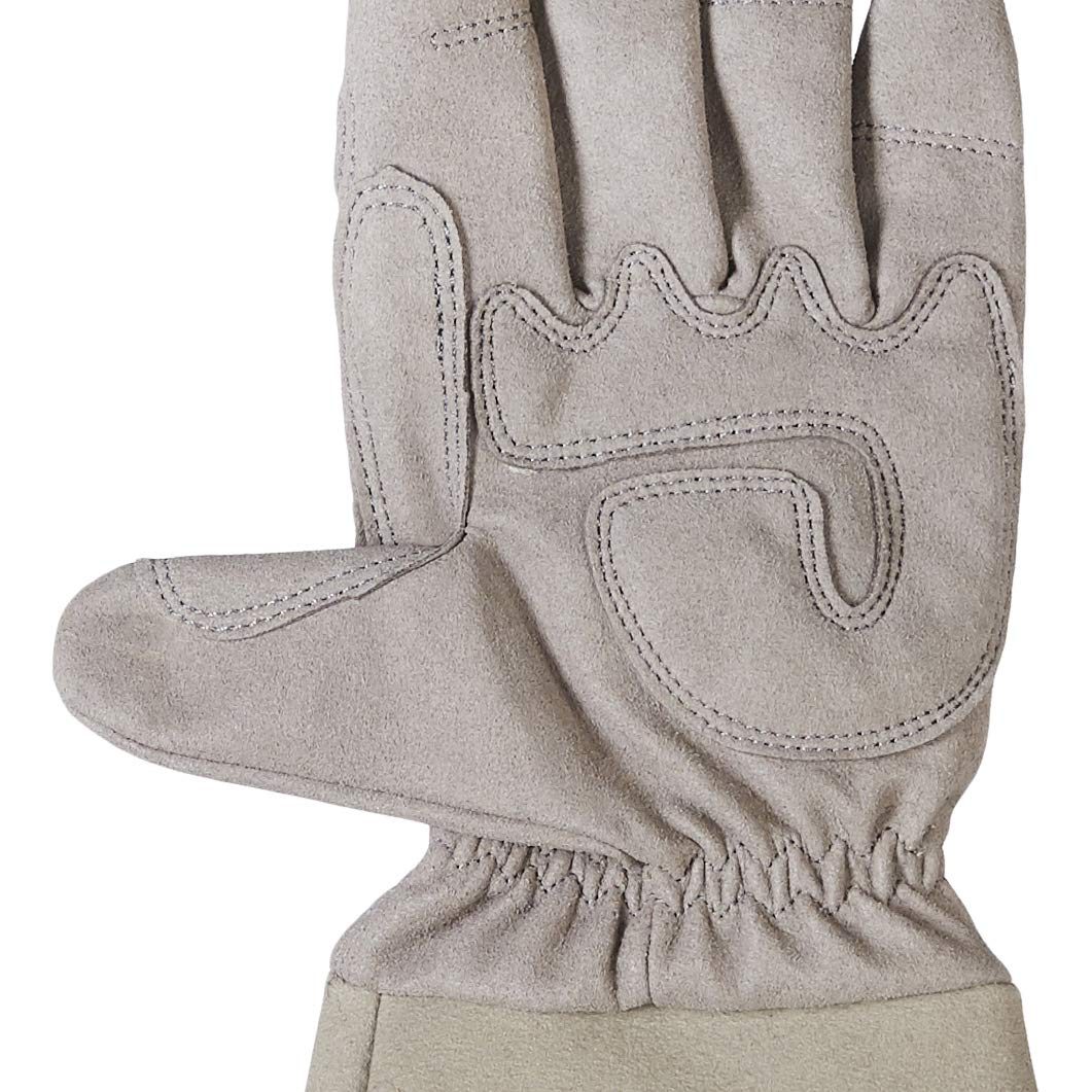 AmazonBasics Rose Pruning Thorn Proof Gardening Gloves with Forearm Protection, Pink, M