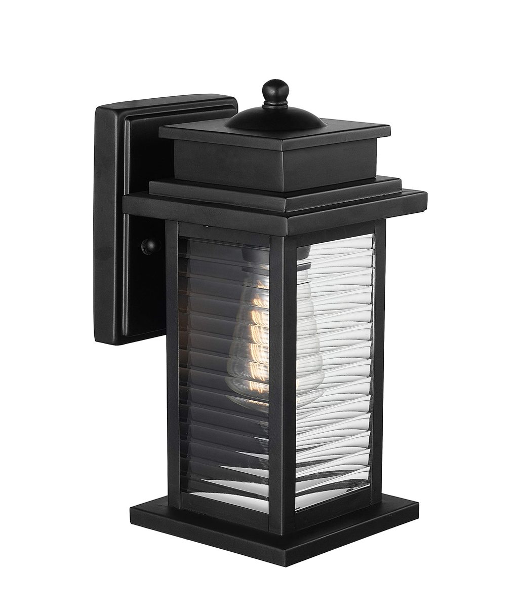 Amazon Brand – Ravenna Home Outdoor Wall Sconce Light, 11.73"H, Bronze