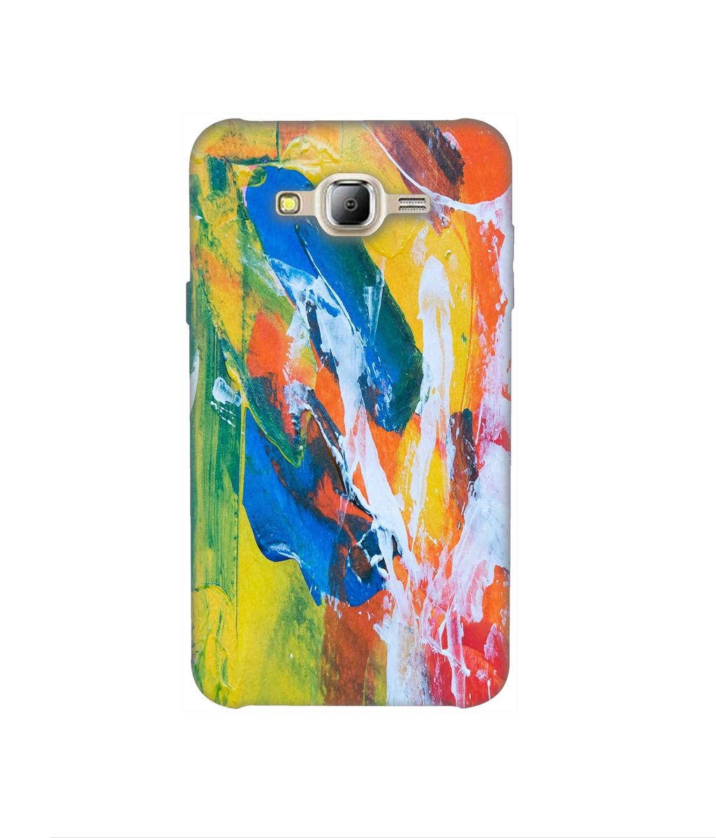 Amazon Brand - Solimo Designer Multicolor Paint On Wall 3D Printed Hard Back Case Mobile Cover for Samsung Galaxy J2 (2016)
