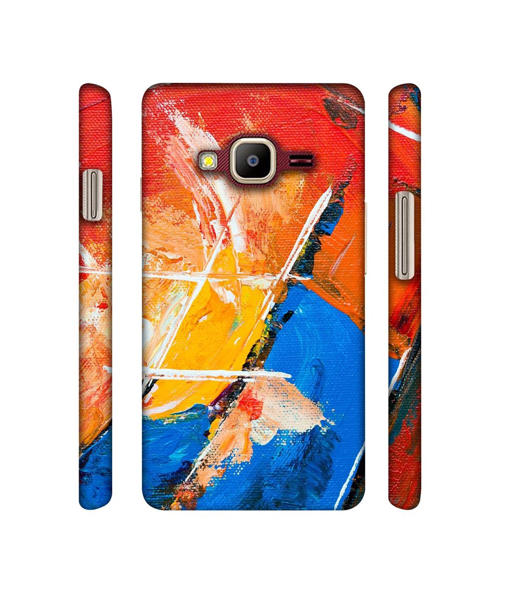 Amazon Brand - Solimo Designer Color Impression On Canvas 3D Printed Hard Back Case Mobile Cover for Samsung Z2