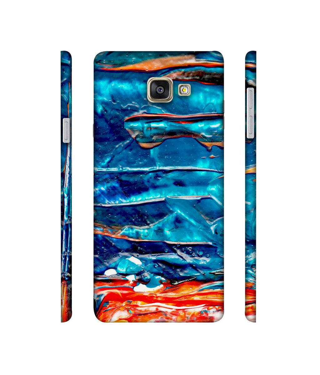 Amazon Brand - Solimo Designer Blue Oil Color 3D Printed Hard Back Case Mobile Cover for Samsung Galaxy A7 (2016)