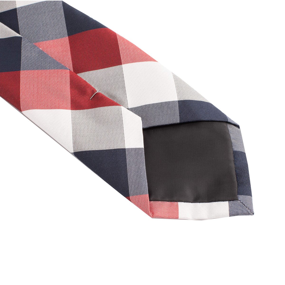 Amazon Essentials Classic Plaid Necktie Red, One Size