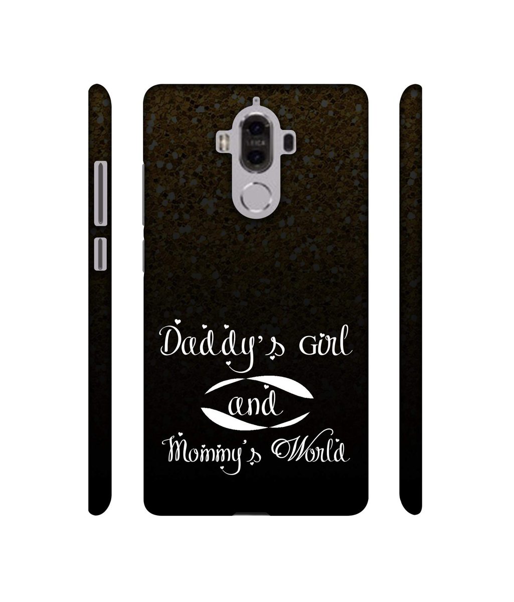 Amazon Brand - Solimo Designer Daddy's Girl and Mummy World 3D Printed Hard Back Case Mobile Cover for Huawei Mate 9