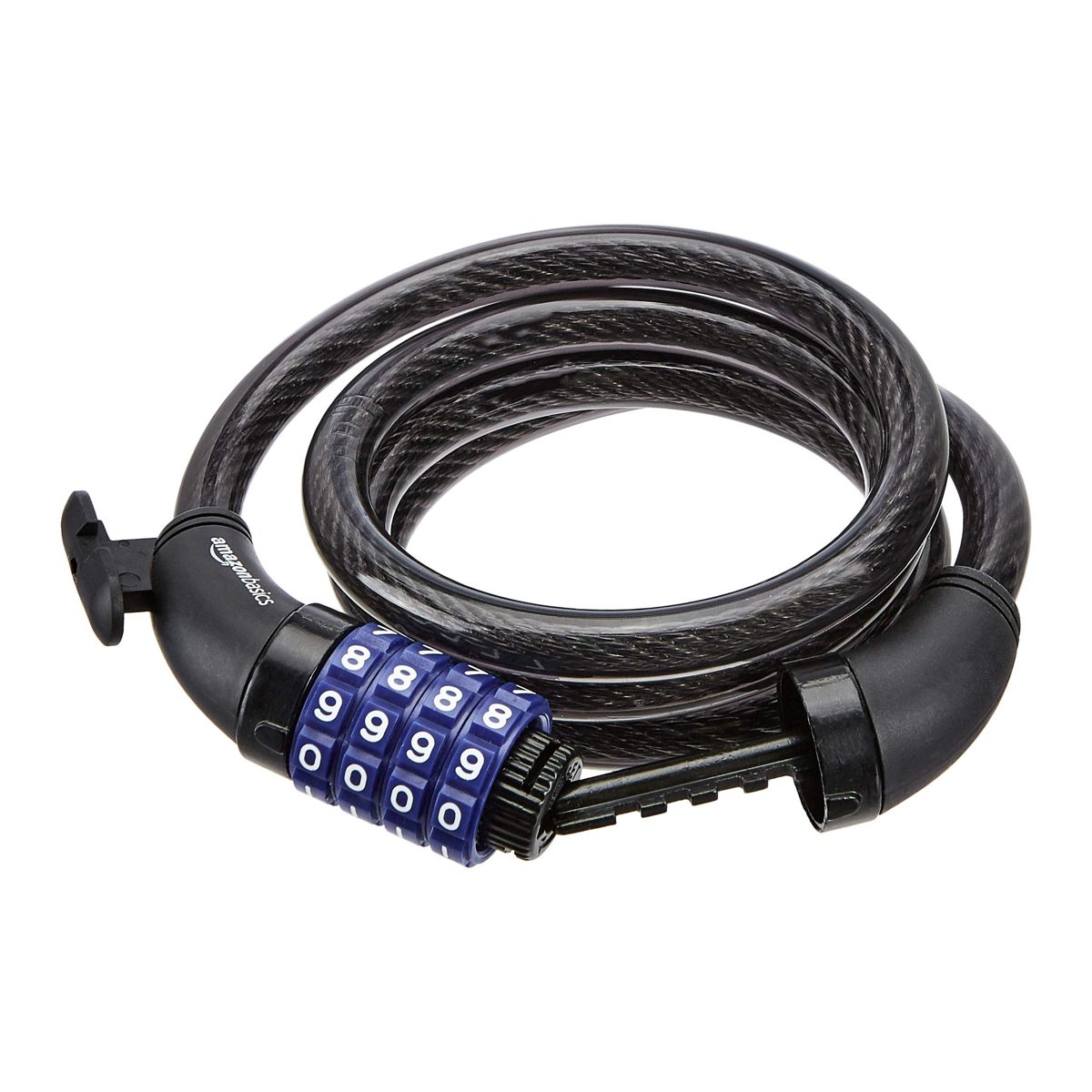 AmazonBasics 4 ft. Combination Bike Cable Lock, Black, 1-Pack