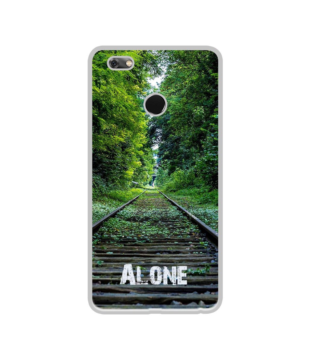 Amazon Brand - Solimo Designer Alone UV Printed Soft Back Case Mobile Cover for Gionee M7 Power