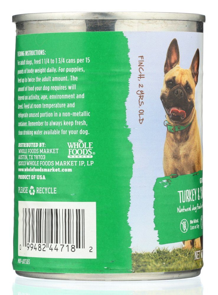 WHOLE PAWS Turkey & Sweet Potato Dog Food, 13.2 OZ