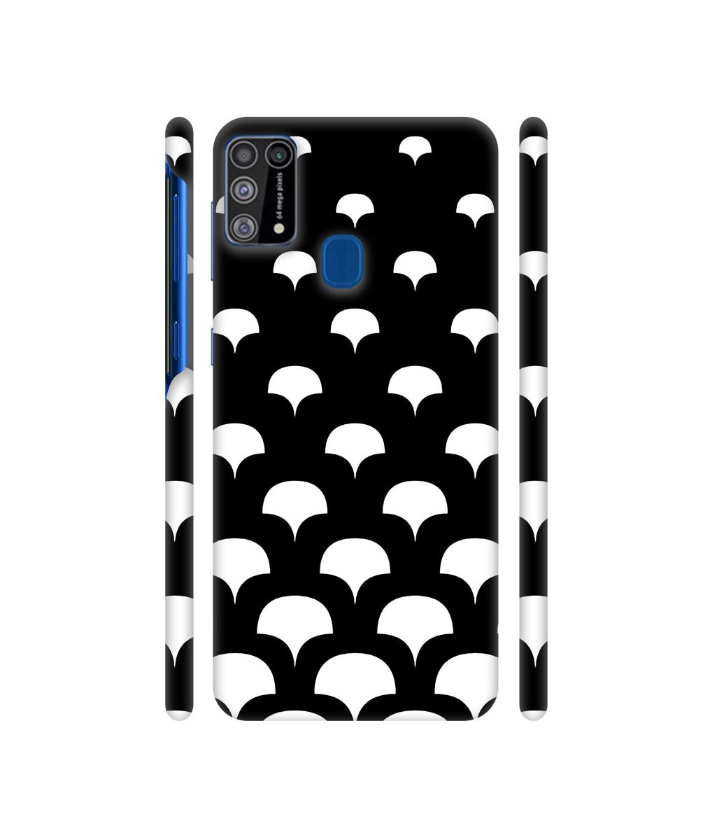 Amazon Brand - Solimo Designer White Texture 3D Printed Hard Back Case Mobile Cover for Samsung Galaxy M31