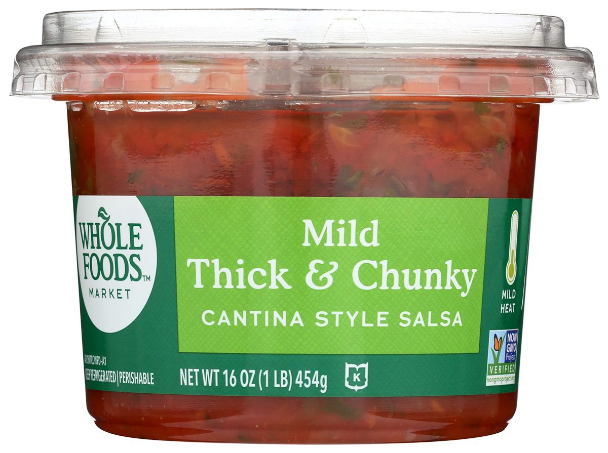 Whole Foods Market, Thick & Chunky Cantina Style Salsa, Mild, 16 oz