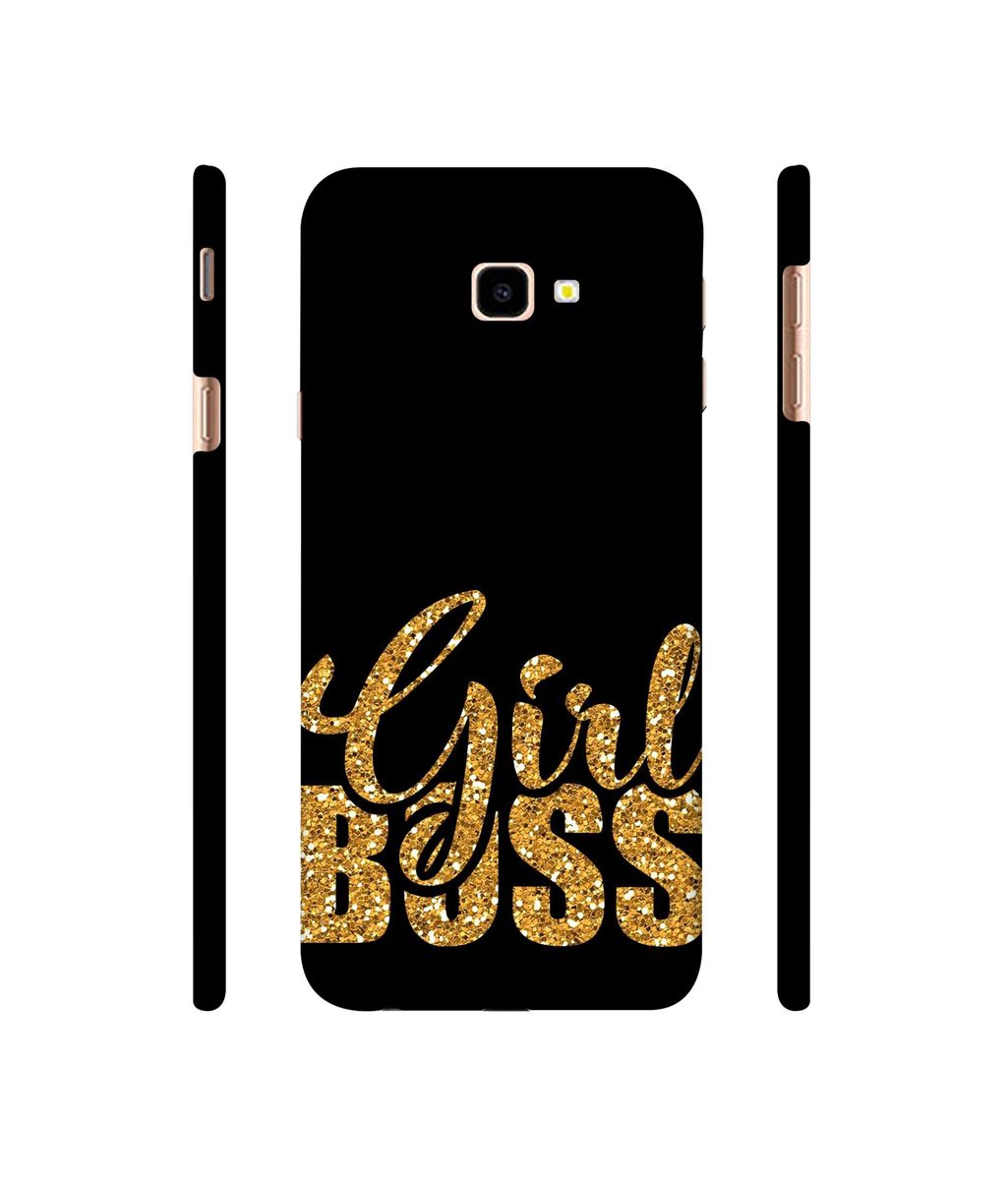 Amazon Brand - Solimo Designer Sparkle Girl Boss 3D Printed Hard Back Case Mobile Cover for Samsung Galaxy J4 Plus