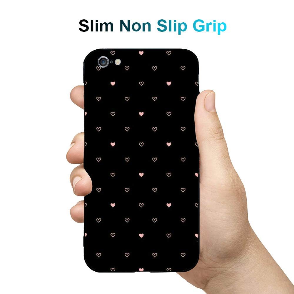 Amazon Brand - Solimo Designer Hearts Printed Hard Back Case Mobile Cover for Apple iPhone 6S / 6 (D1251)