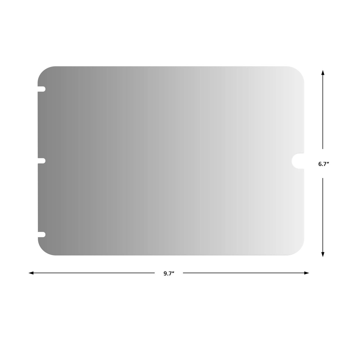 AmazonBasics Slim Landscape Privacy Screen Filter for 10.5 Inch iPad Pro (Renewed)
