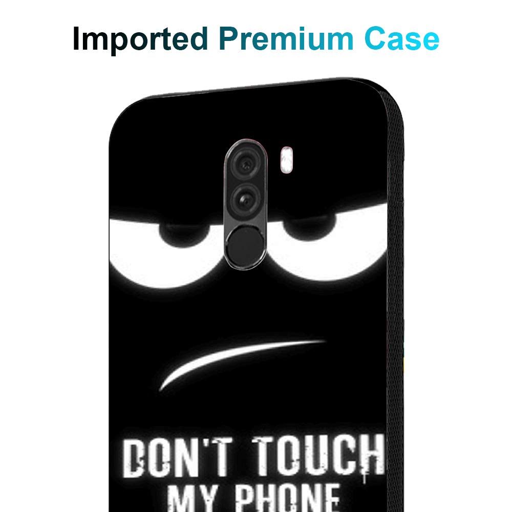 Amazon Brand - Solimo Designer Don't Touch My Mobile Printed Hard Back Case Mobile Cover for Poco F1 (D1153)