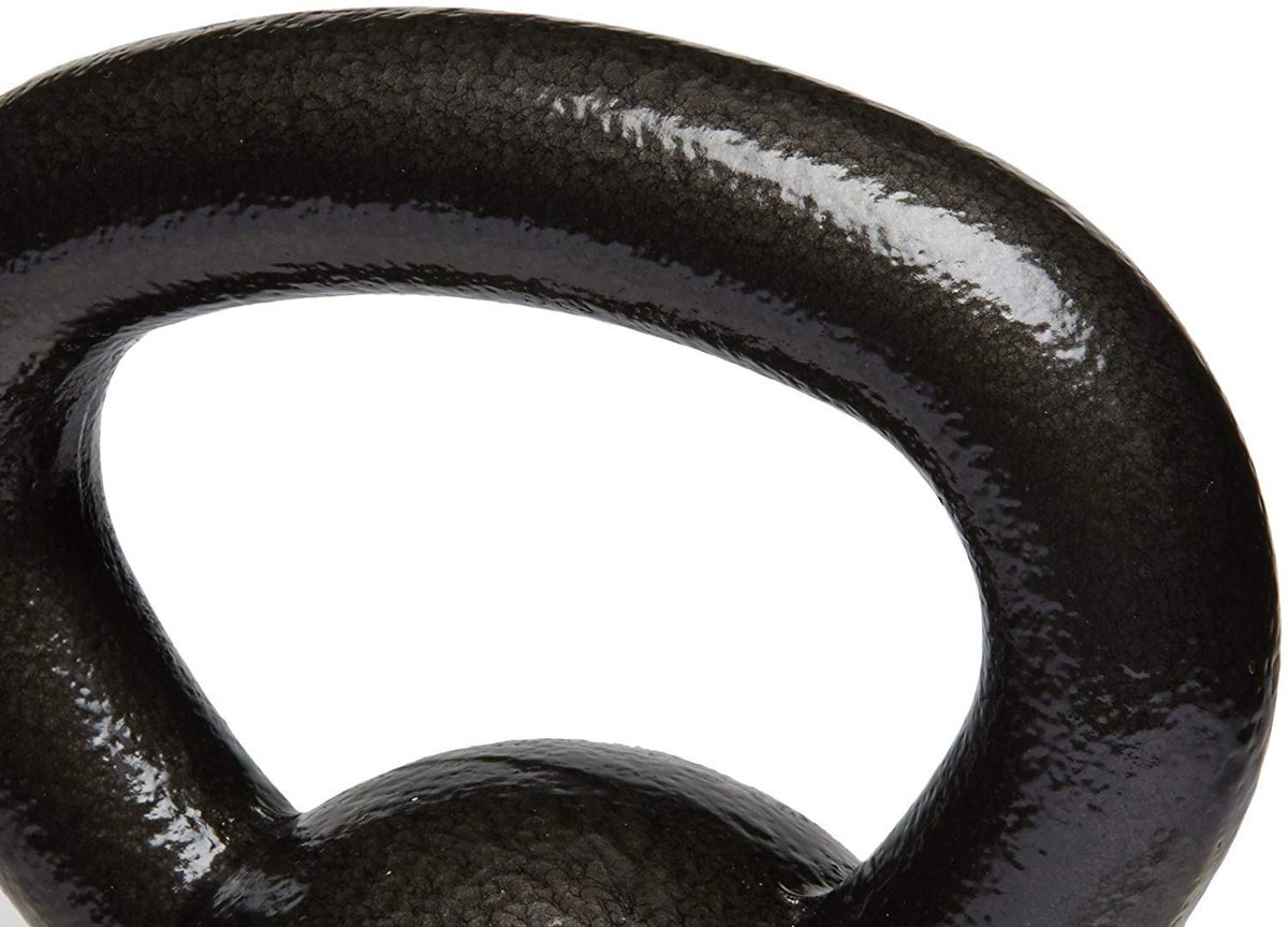 (Renewed) AmazonBasics Cast Iron Kettlebell, 9.1 KGS