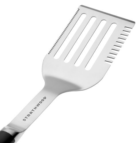 Strathwood Forged Stainless Steel and Bakelite 3-Piece BBQ Tool Set