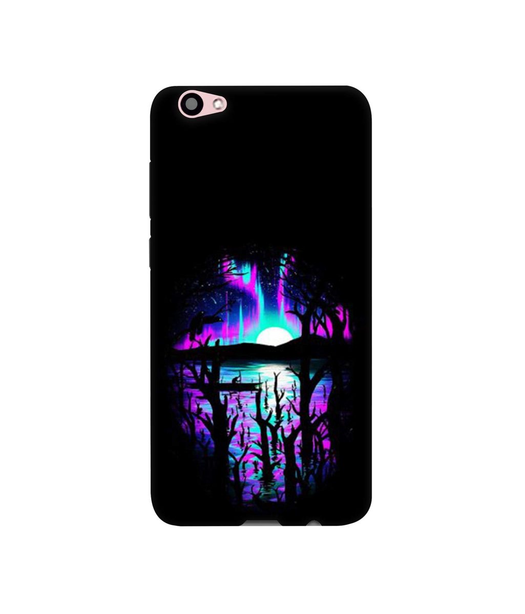Amazon Brand - Solimo Designer Dark Scenery 3D Printed Hard Back Case Mobile Cover for Vivo V5 Plus