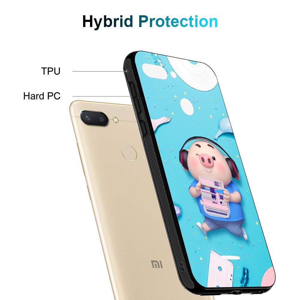 Amazon Brand - Solimo Designer Musical Pig Printed Hard Back Case Mobile Cover for Xiaomi Redmi 6A (D1194)