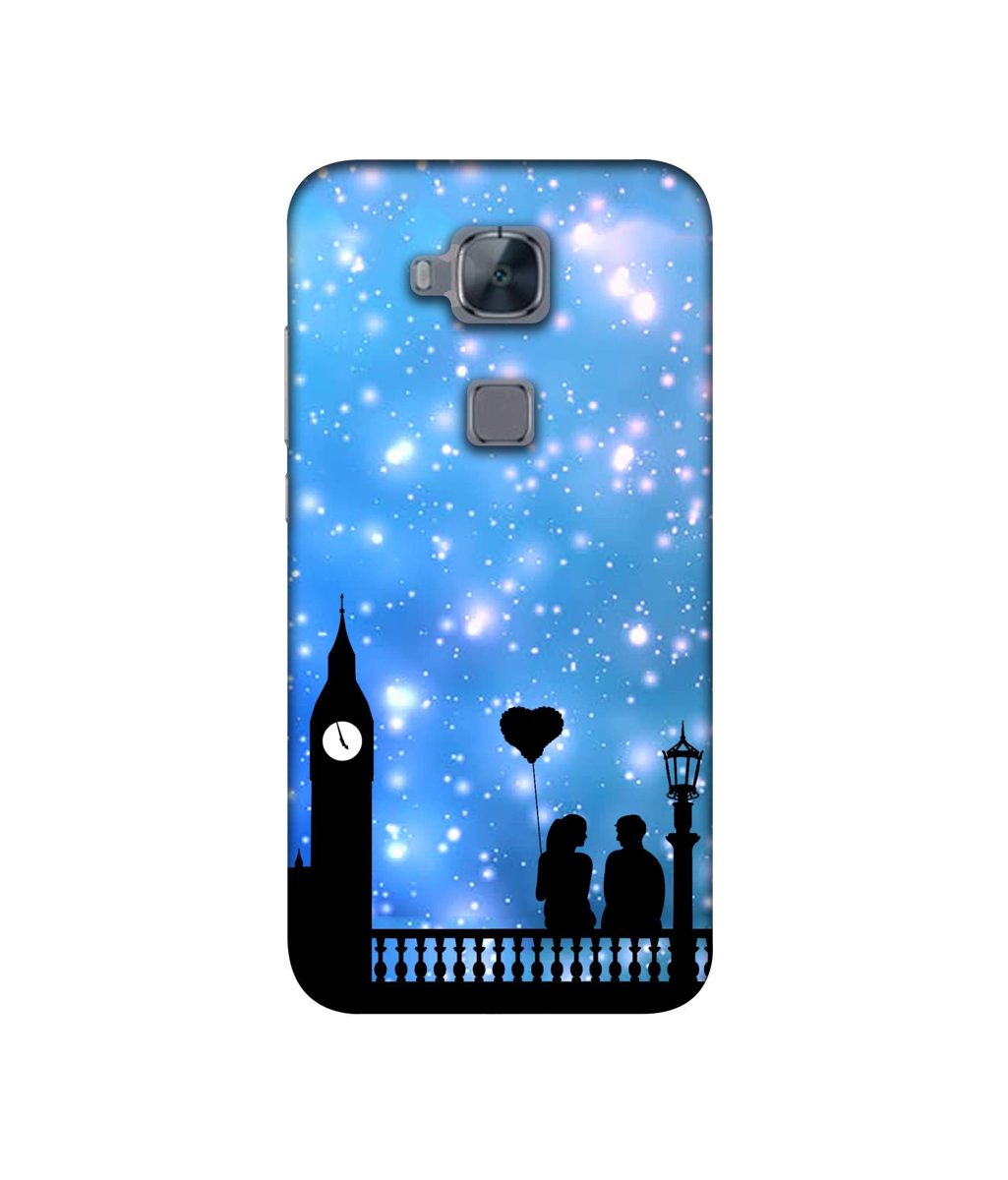 Amazon Brand - Solimo Designer Love Couple Vector 3D Printed Hard Back Case Mobile Cover for Huawei G8