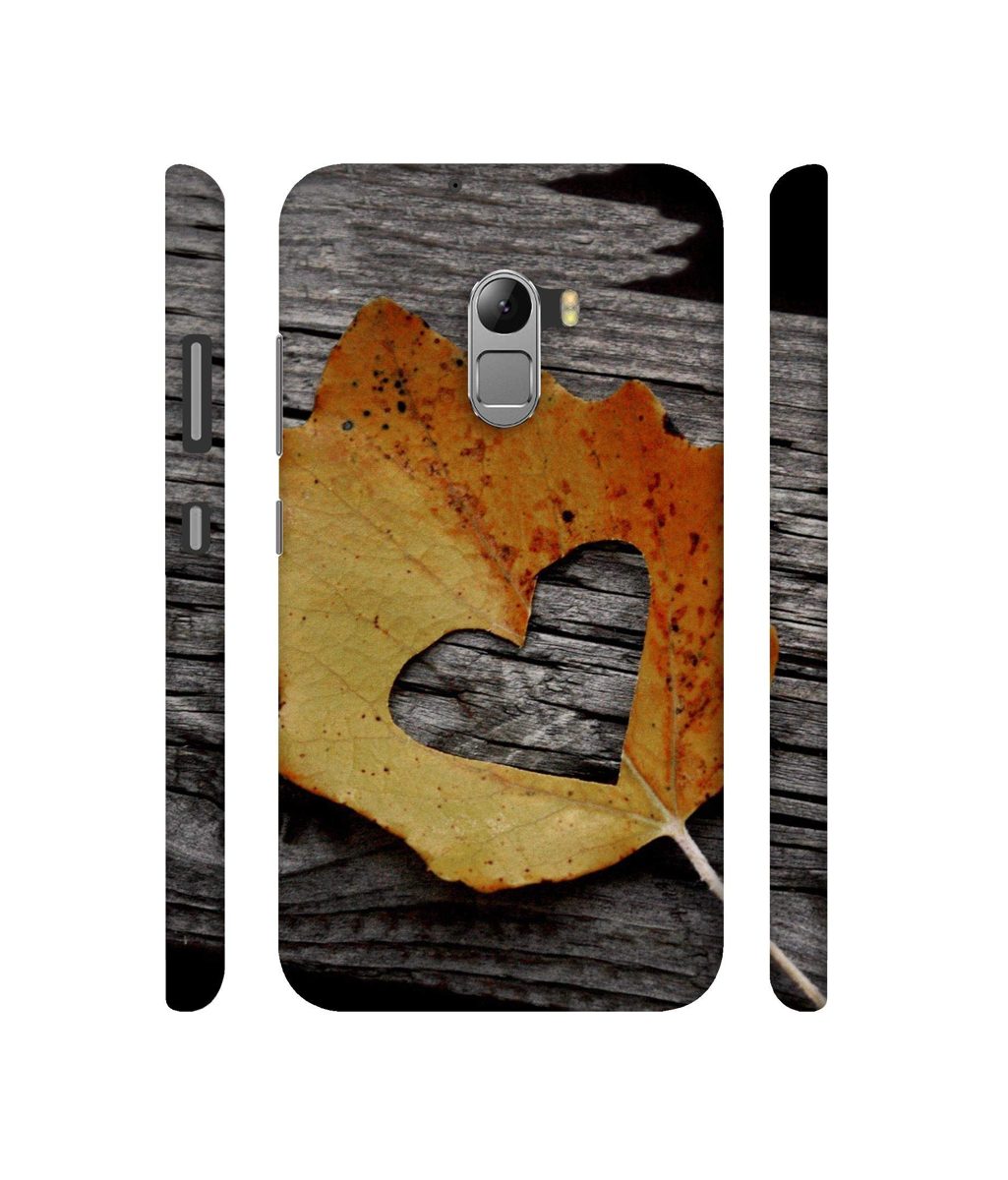 Amazon Brand - Solimo Designer Leaf with Heart Cut 3D Printed Hard Back Case Mobile Cover for Lenovo K4 Note